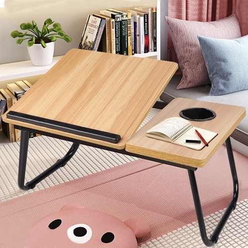 Folding laptop table stand bed - table,
