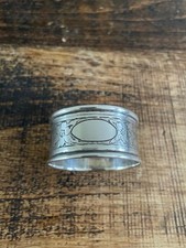 HALLMARKED SILVER NAPKIN RING