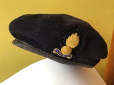 Original Vintage British Army Royal Artillery Beret with Bullion Badge