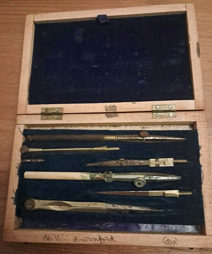 Antique brass draughtsman - brass,