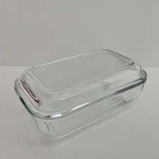 Glass Butter Dish Vintage