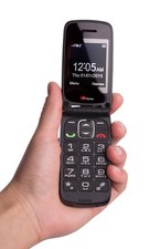TTfone TT300 Star Flip Big Button Senior Mobile Phone Folding Red Cheap - 14day