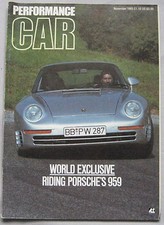 Performance Car 11/1985