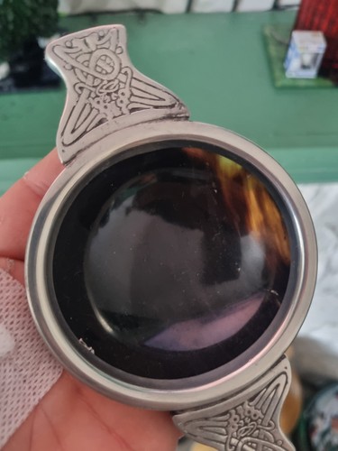 Vintage scottish quaich horn - quaich,