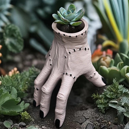 Garden gothic horror hand - garden,