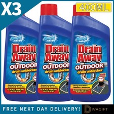 3 x DUZZIT DRAIN AWAY