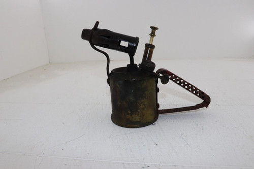 Vintage brass paraffin blow - paraffin,
