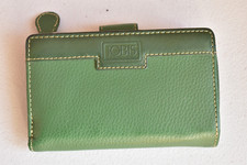 LADIES JOBIS GREEN LEATHER