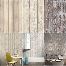 ARTHOUSE WOOD EFFECT WALLPAPER - WHITE WASHED, SKANDI PLANK, PANEL, CABIN WOOD