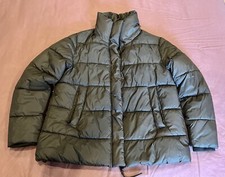 Replay Genuine Padded Winter Coat Womens Size M Black