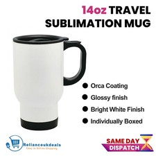 Sublimation Travel Mugs Insulated Thermal Stainless Steel Flask Coffee Cup Lid