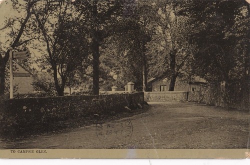 Vintage postcard to - (1906),