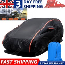 Waterproof 6 Layer Car Cover Heavy Duty Cotton Lined UV Protection - S M XL XXL