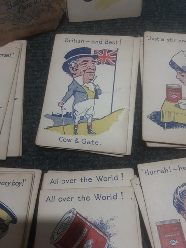 Vintage playing cards snap cow - playing,