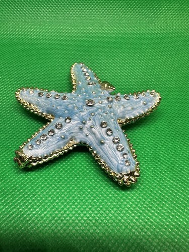 Blue starfish bejewelled - starfish,
