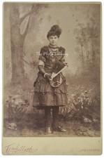 CABINET CARD GIRL NAMED KATIE