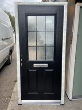 BLACK COMPOSITE FRONT DOOR