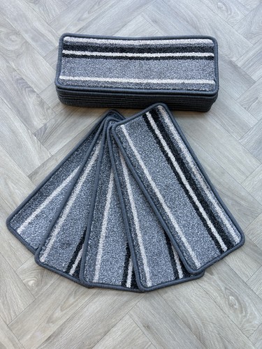 Striped stair carpet - carpet,