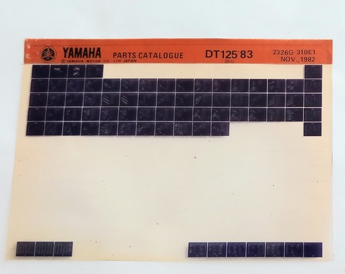 Yamaha enduro dt125 26g - yamaha,