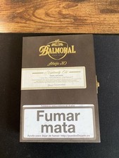 Empty wooden cigar box