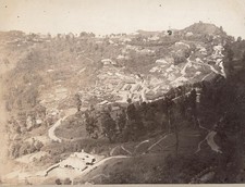 DARJEELING INDIA - LANDSCAPE Antique Photograph - 19TH CENTURY