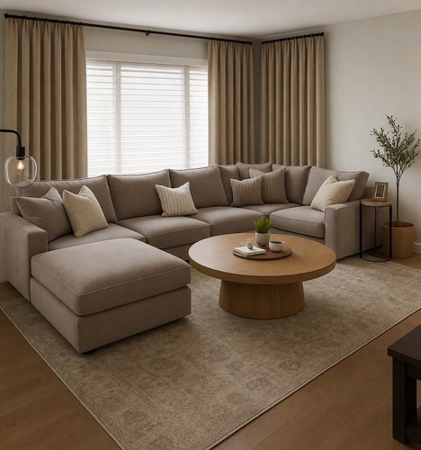 Luxury ruby corner sofa - luxury,