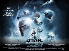 THE EMPIRE STRIKES BACK 1981 STAR WARS PART V Quad poster print 30x40" FREE P&P