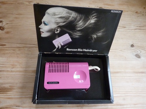 Vintage ronson rio pink retro - ronson,