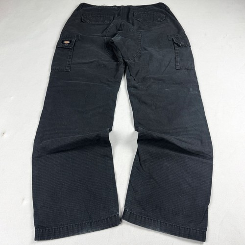 Mens dickies black cargo pants - dickies,