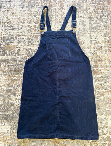 Women navy blue corduroy - blue,
