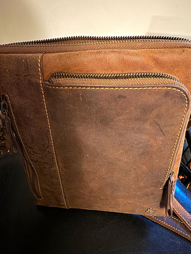 Longhorn brown crossbody - longhorn,