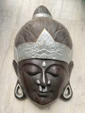 X Large Buddha Head Wall Mask