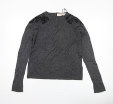 Zara Women Grey Jumper Size 14
