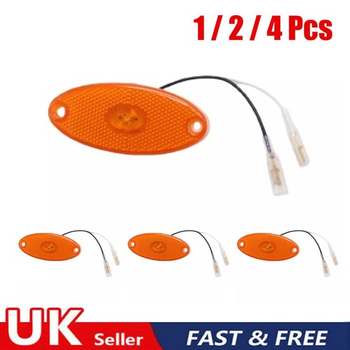 12v amber oval - amber, led
