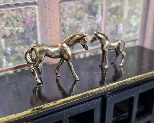 Dolls house standing horse - standing,