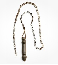 Victorian style cast iron toilet pull chain toilet flush new and unused 1m chain