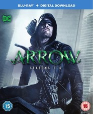 Arrow: Seasons 1-5 Blu-ray (2017) Stephen Amell cert 15 20 discs Amazing Value