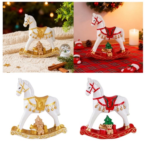 Small christmas rocking horse - christmas,