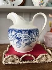 Vintage Masons Blue and White Ironstone Large Jug