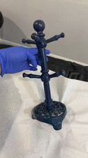 Cast Iron Mug Tree green
