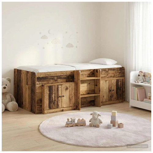Loft bed single 90x200cm - bed,