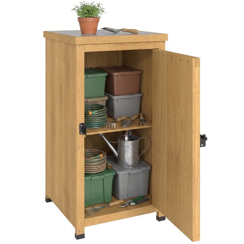 Outsunny wooden garden shed - wooden,
