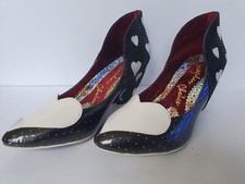 IRREGULAR CHOICE UNTAINTED LOVE WEDGE SIZE 40 4203-04B VNC " STUNNING "