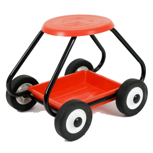 Orange bullbarrow garden - bullbarrow, scoot