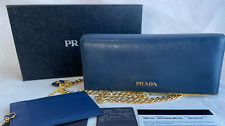 Authentic Prada Saffiano Blue