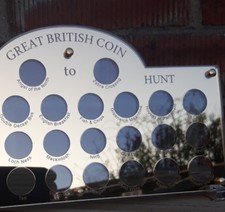 Elegant Coin Displays - Coin Holder - Coin Case 10p - 50p - £1 - £2