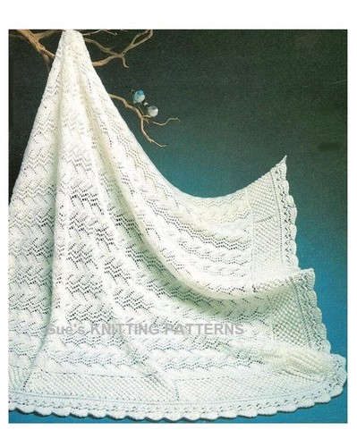 Baby shawl knitting pattern - , 4
