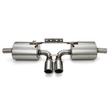 STAINLESS STEEL EXHAUST TWIN EXIT BACK BOX FOR PORSCHE BOXSTER 986 2.5 2.7 3.2L