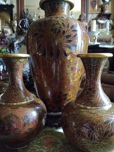 Vintage cloisonné chinese - cloisonné,