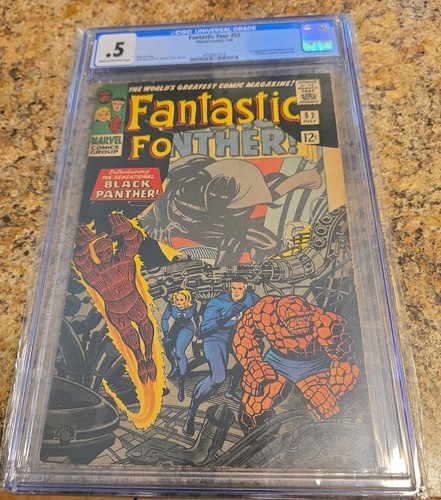 Fantastic four cgc - fantastic, #52